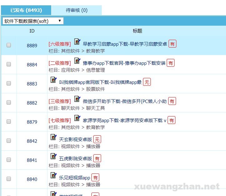 帝国CMS列表页怎么调用内容参数