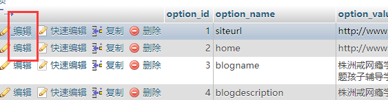 修改WordPress 地址URL导致网站打不开 解决方法ht04